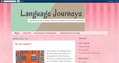 Desktop Screenshot of languagejourneys.blogspot.com