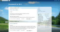 Desktop Screenshot of homeworkformrl.blogspot.com