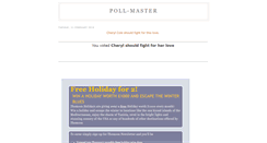 Desktop Screenshot of poll-master.blogspot.com