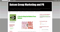 Desktop Screenshot of batsongroupmarketingandpr.blogspot.com