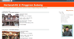 Desktop Screenshot of hartanah4u2.blogspot.com