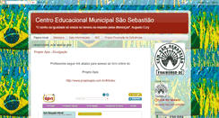 Desktop Screenshot of escolasaosebastiaofraiburgo.blogspot.com