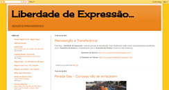 Desktop Screenshot of liberdadedeexpressaovirtual.blogspot.com