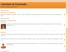 Tablet Screenshot of liberdadedeexpressaovirtual.blogspot.com