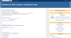 Desktop Screenshot of alanlupsha.blogspot.com