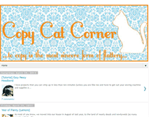 Tablet Screenshot of copycatcorner.blogspot.com