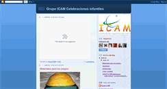 Desktop Screenshot of icam-celebraciones.blogspot.com