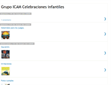 Tablet Screenshot of icam-celebraciones.blogspot.com