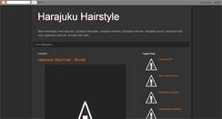 Desktop Screenshot of harajukuhairstyle.blogspot.com