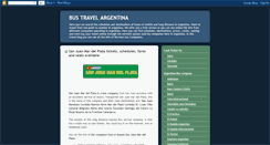 Desktop Screenshot of bustravelargentina.blogspot.com