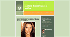 Desktop Screenshot of carmella-decesare-gallery.blogspot.com