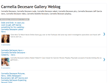 Tablet Screenshot of carmella-decesare-gallery.blogspot.com