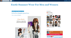 Desktop Screenshot of exoticsummerwear.blogspot.com