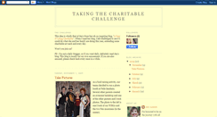 Desktop Screenshot of charitablechallenge.blogspot.com