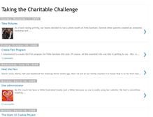Tablet Screenshot of charitablechallenge.blogspot.com
