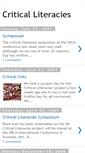 Mobile Screenshot of critical-literacies.blogspot.com