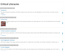 Tablet Screenshot of critical-literacies.blogspot.com