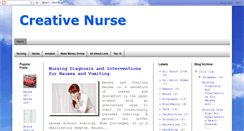 Desktop Screenshot of creativenurse.blogspot.com