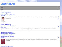 Tablet Screenshot of creativenurse.blogspot.com