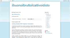 Desktop Screenshot of ilbuonoilbruttoilcattivoidioto.blogspot.com