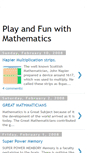 Mobile Screenshot of mathsprojects.blogspot.com