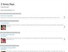 Tablet Screenshot of 3sonnydays.blogspot.com