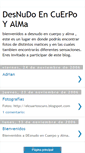 Mobile Screenshot of desnudoencuerpoyalma.blogspot.com