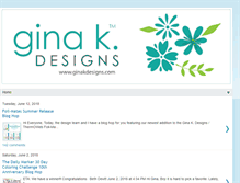 Tablet Screenshot of ginakdesigns.blogspot.com