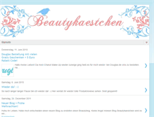 Tablet Screenshot of beautykaestchen.blogspot.com