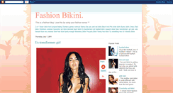 Desktop Screenshot of fashionablebikini.blogspot.com