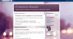 Desktop Screenshot of elescenariodeseado.blogspot.com