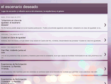 Tablet Screenshot of elescenariodeseado.blogspot.com