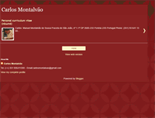 Tablet Screenshot of carlosmontalvao-curriculo.blogspot.com
