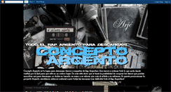 Desktop Screenshot of conceptoargento.blogspot.com