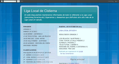 Desktop Screenshot of ligalocaldecistierna.blogspot.com