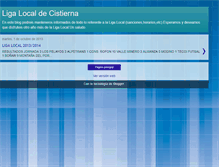 Tablet Screenshot of ligalocaldecistierna.blogspot.com