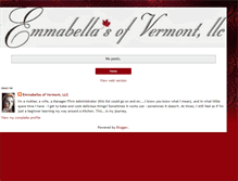 Tablet Screenshot of emmabellasofvermont.blogspot.com