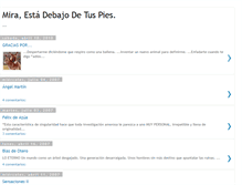 Tablet Screenshot of debajodetuspies.blogspot.com