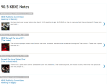 Tablet Screenshot of kbxe.blogspot.com