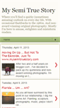 Mobile Screenshot of mysemitruestory.blogspot.com