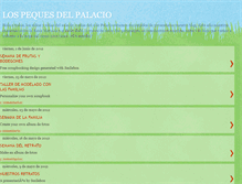 Tablet Screenshot of lospequesdelpalacio.blogspot.com