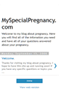 Mobile Screenshot of myspecialpregnancy.blogspot.com