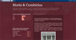 Desktop Screenshot of morte-cemiterios.blogspot.com