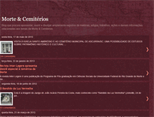 Tablet Screenshot of morte-cemiterios.blogspot.com