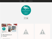 Tablet Screenshot of lasalamandrazul.blogspot.com