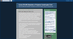 Desktop Screenshot of desenho-projecto-construcao-civil.blogspot.com