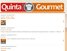 Tablet Screenshot of amigosdaquintagourmet.blogspot.com