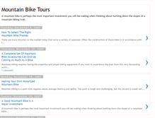 Tablet Screenshot of mountain-bike-tours.blogspot.com