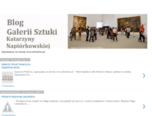 Tablet Screenshot of napiorkowska.blogspot.com