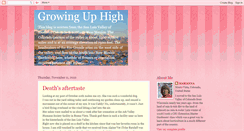 Desktop Screenshot of growinguphigh.blogspot.com